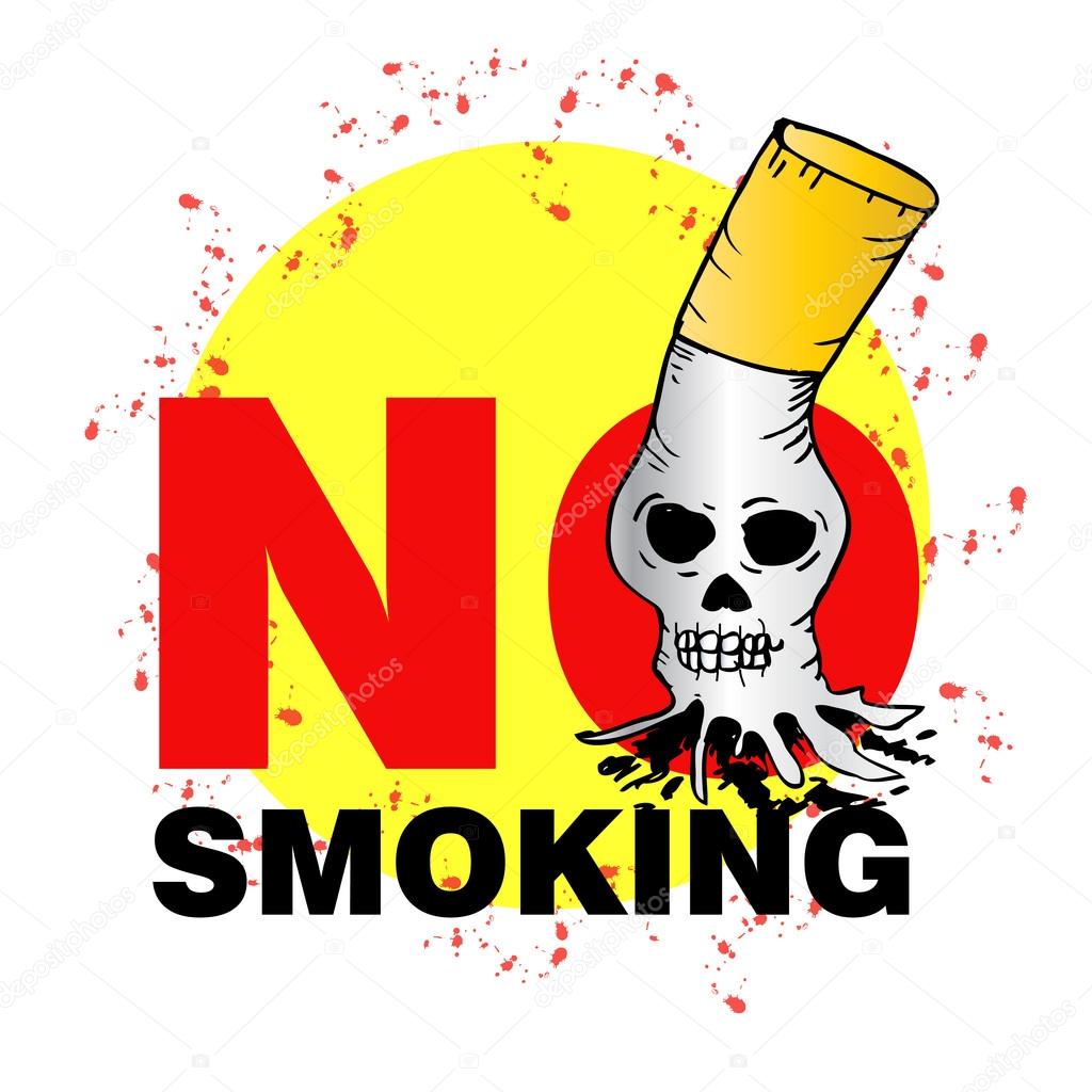 No Smoking. Poster illustration. — Stock Photo © Handini 114939284