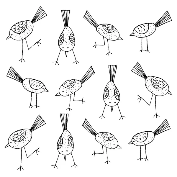 Cute Birds pattern — Stock Photo, Image