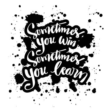 Büyük yolculuklar küçük adımlarla başlar. El yazısı. Motivasyon alıntısı.