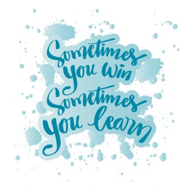 Büyük yolculuklar küçük adımlarla başlar. El yazısı. Motivasyon alıntısı.