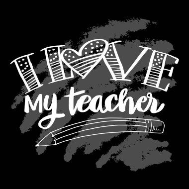 Öğretmenimin el yazısını seviyorum. Öğretmenler günün kutlu olsun..