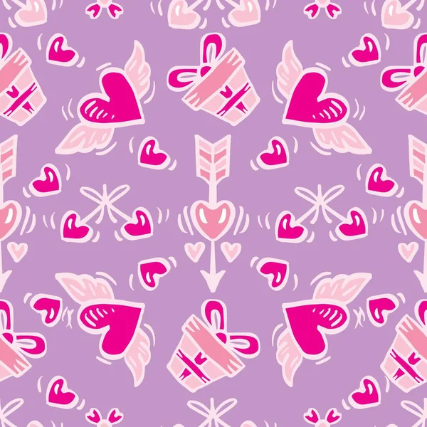 Sevgililer Günü 'nde kalpler, oklar ve hediyeler kusursuzdu..