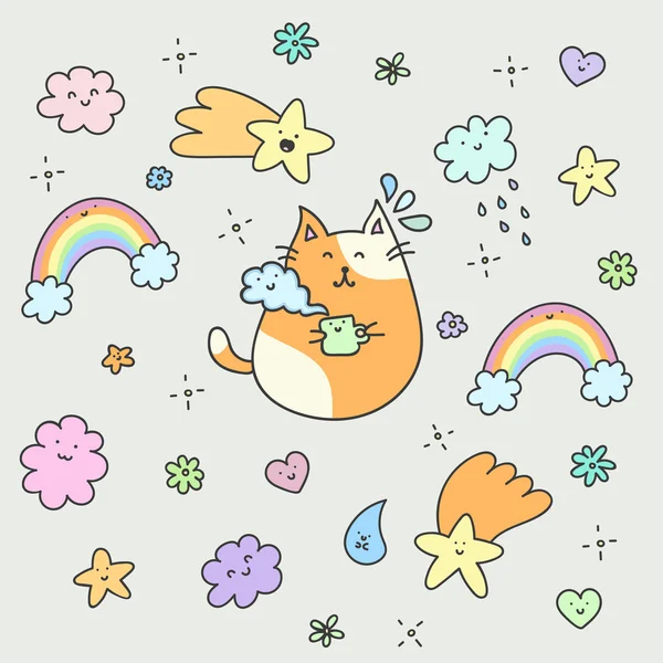 Illustration of a cat