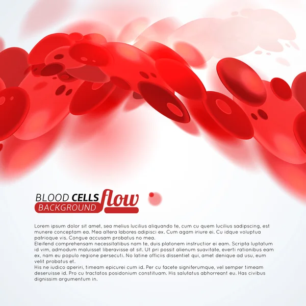Красные кровавые клетки — стоковый вектор