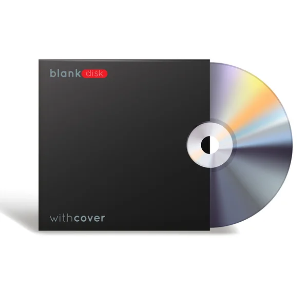 Realistische compact disc — Stockvector