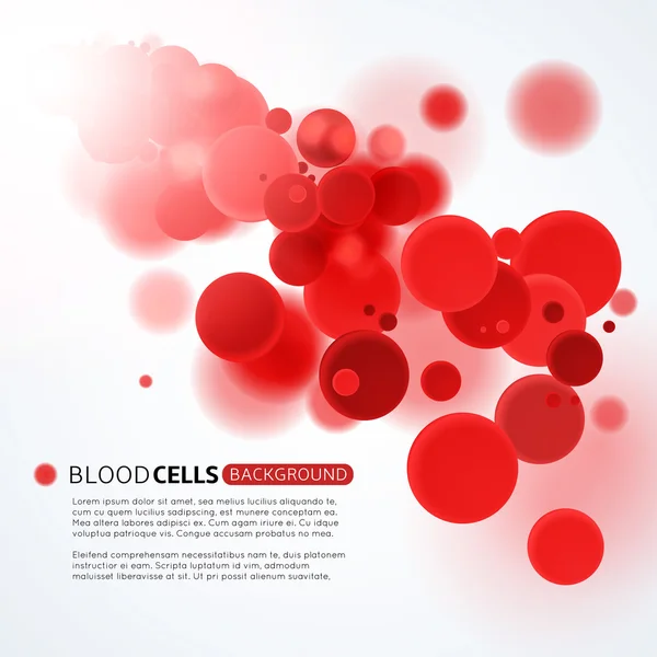 Red Blood cells — Stock Vector