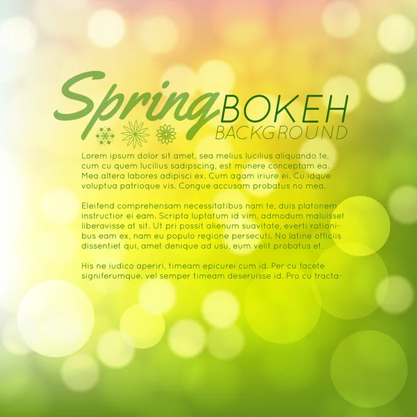 Bright våren kort — Stock vektor