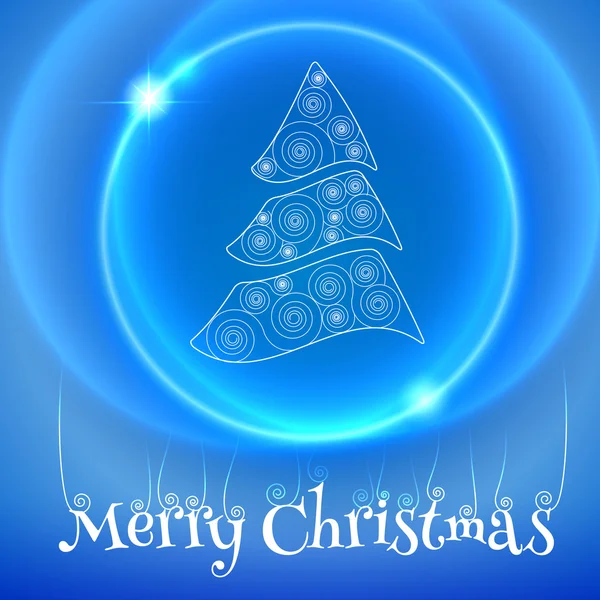 Carte de vœux de Noël coloré — Image vectorielle