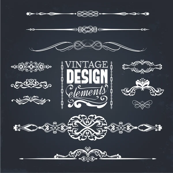 Elementos de diseño vintage — Vector de stock