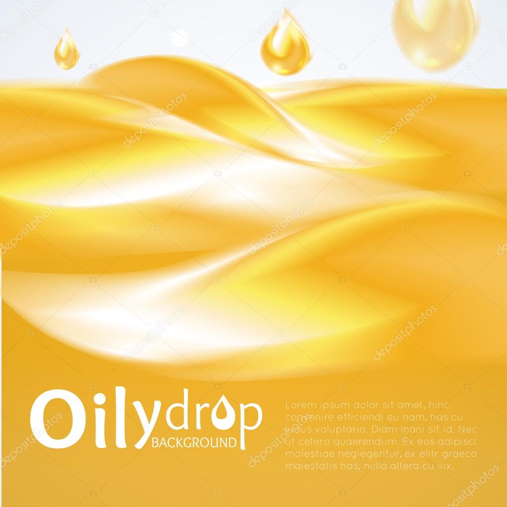 Yellow Oily drop icon