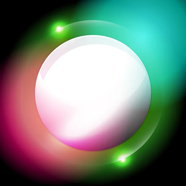 Абстрактный светящийся фон сферы — стоковый вектор