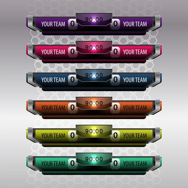 Futbol ya da futbol çetele şablonu