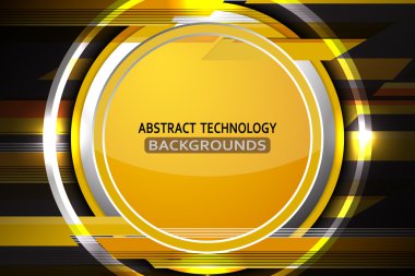 soyut daire altın arka plan