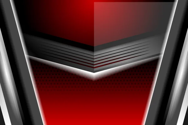 Geometrische stijl rode achtergronden — Stockvector