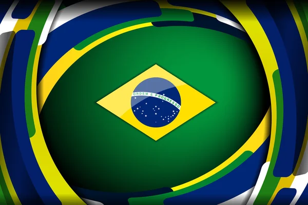 Brasilianische Welle Farbhintergründe — Stockvektor