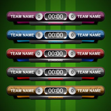 Çetele Spor Futbol ve futbol için şablon