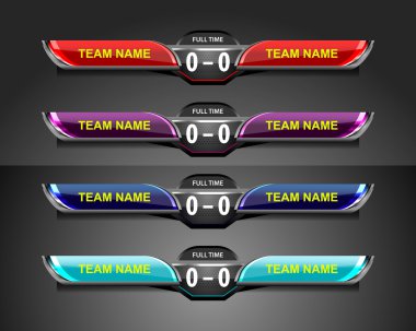 Çetele Spor Futbol ve futbol için şablon