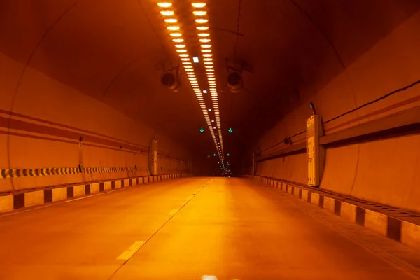 Carretera Túnel Subterráneo Alta Velocidad Sin Coches — Foto de Stock