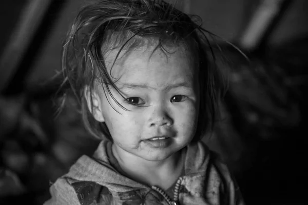 Ekstremalna Północ Yamal Życie Ludzi Nenets Zamieszkanie Narodów Północy Dziewczyna — Zdjęcie stockowe