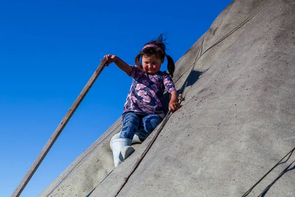 Extremo Norte Yamal Pasado Gente Nenets Vivienda Los Pueblos Del —  Fotos de Stock