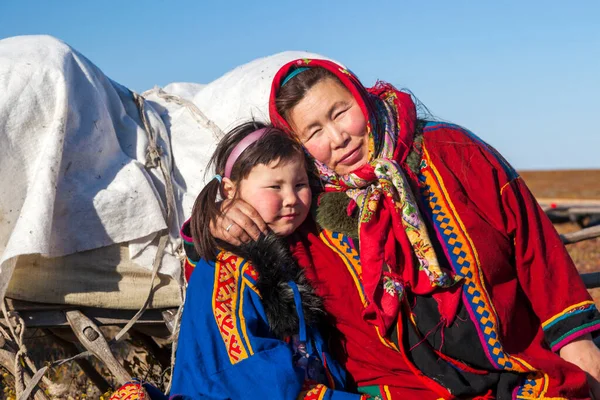 Het Uiterste Noorden Yamal Het Verleden Van Nenets Mensen Woning — Stockfoto