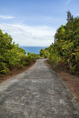 Nha Trang bölgesi, beyaz kum doktorunun yolu üzerinde. Vietnam 'da kumsala gidelim.