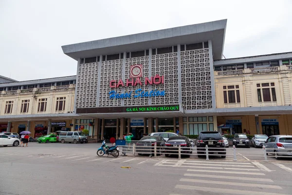 Hanoi Vietnam Junio 2019 Construcción Estación Ferroviaria Hanoi — Foto de Stock