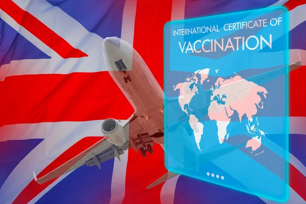 Document Immunity Coronavirus Visit England International Certificate Vaccination Coronavirus Travel — 스톡 사진