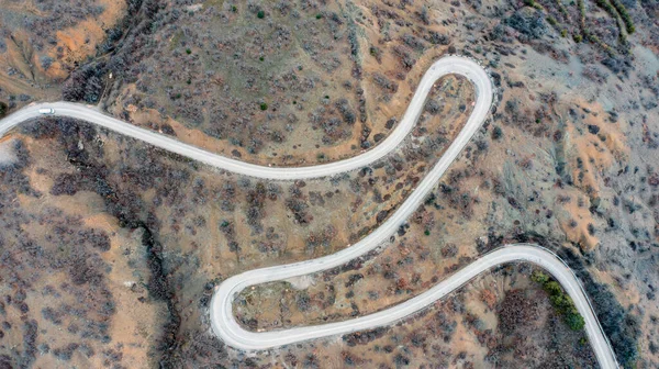 Costa Península Crimeia Montanhas Rochosas Vista Aérea Resort Mar Novy — Fotografia de Stock