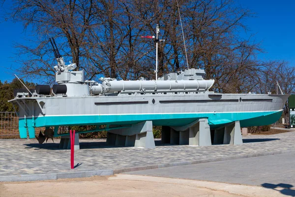 Equipamiento Militar Museo Montaña Sapun Vista Panorámica Las Batallas Que — Foto de Stock