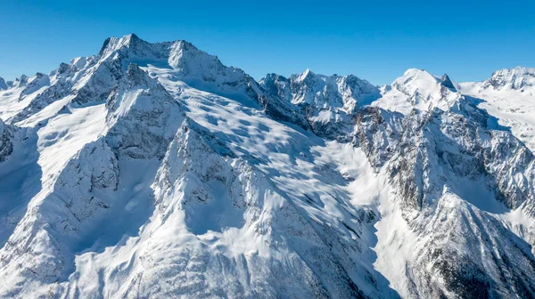 Caucasus Mountains Panoramic View Ski Slope Mountains Belalakaya Sofrudzhu Sulakhat — Stock Photo, Image