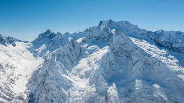 Caucasus Mountains Panoramic View Ski Slope Mountains Belalakaya Sofrudzhu Sulakhat — Stock Photo, Image