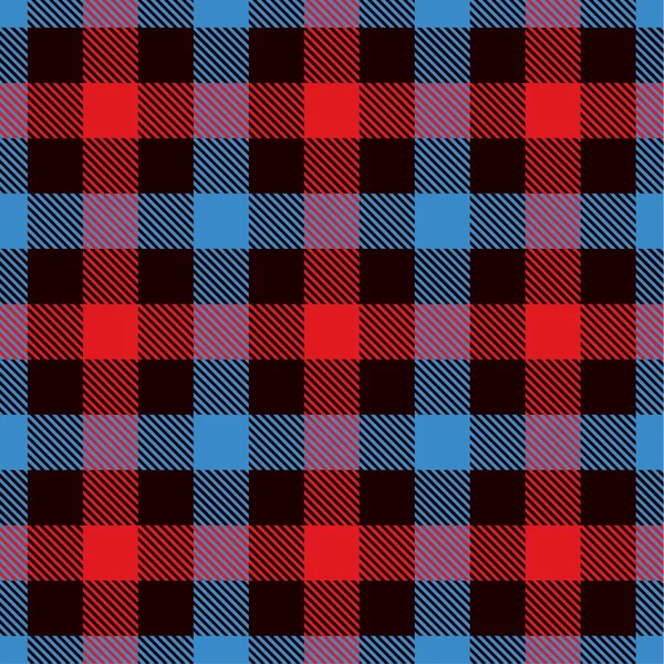 Pola tartan tak beraturan - Stok Vektor