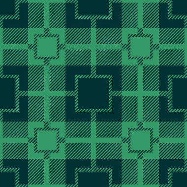 Dikişsiz ekose deseni