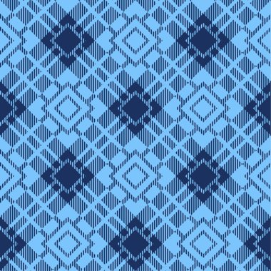 Dikişsiz ekose deseni