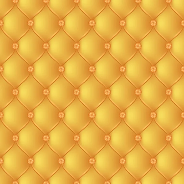 Abstract upholstery  gold background. — Stock Vector
