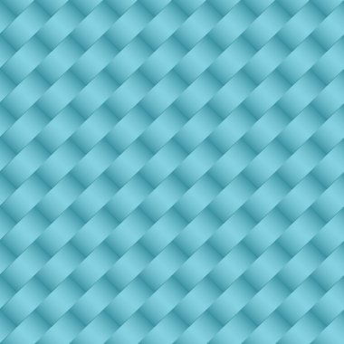 Geometrik dikişsiz desen mavi arka plan ile Duvar Kağıdı