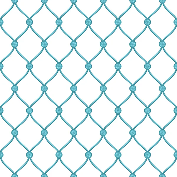 Dettaglio architettonico astratto per recinzione forgiata sfondo blu — Vettoriale Stock