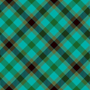 Kusursuz ekose desenli  