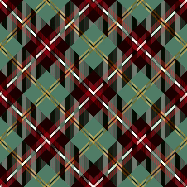 Plaid tartán sin costura patrón de fondo — Vector de stock