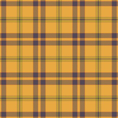 Sonbahar Tartan Kusursuz Desenli Arkaplan. Sonbahar Renkli Ekose, Tartan Flannel Gömlek desenleri. Duvar kağıtları için Moda Döşeme Vektörü ResmiComment.