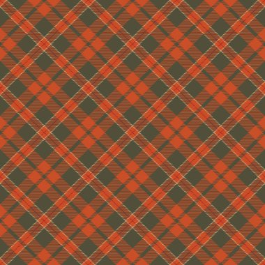 Sonbahar Tartan Kusursuz Desenli Arkaplan. Sonbahar Renkli Ekose, Tartan Flannel Gömlek desenleri. Duvar kağıtları için Moda Döşeme Vektörü ResmiComment.