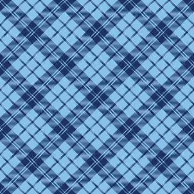 Mavi Ekoseli Tartan Kusursuz Desenli Arkaplan. Flannel Gömlek desenleri. Duvar kağıtları için Moda Döşeme Vektörü ResmiComment.