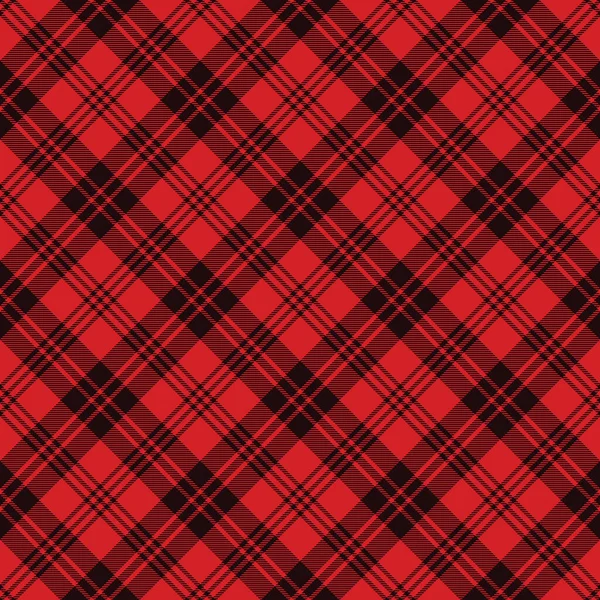 Tartan Senza Cuciture Pattern Sfondo Plaid Colore Nero Rosso Modelli Illustrazioni Stock Royalty Free