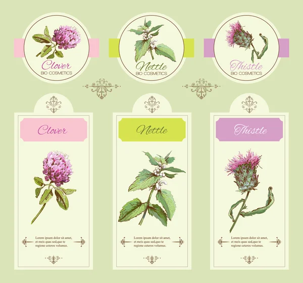 Yeşil bitkisel afiş