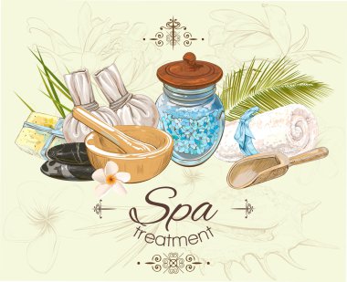 Tropic tarzı spa afiş