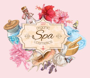 Tropic tarzı spa afiş