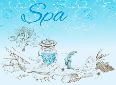 Tropic tarzı spa afiş