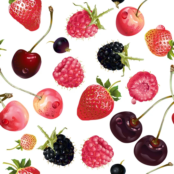 Mix çilek seamless modeli.