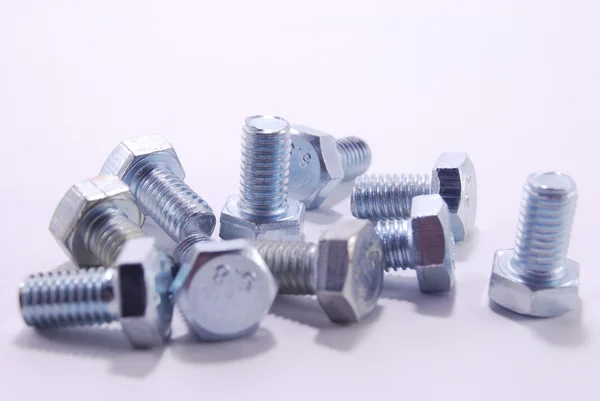 New steel bolts — Stock Photo, Image